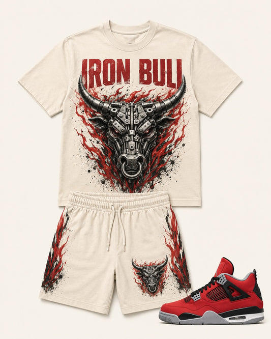 Red/Black Short Set, front