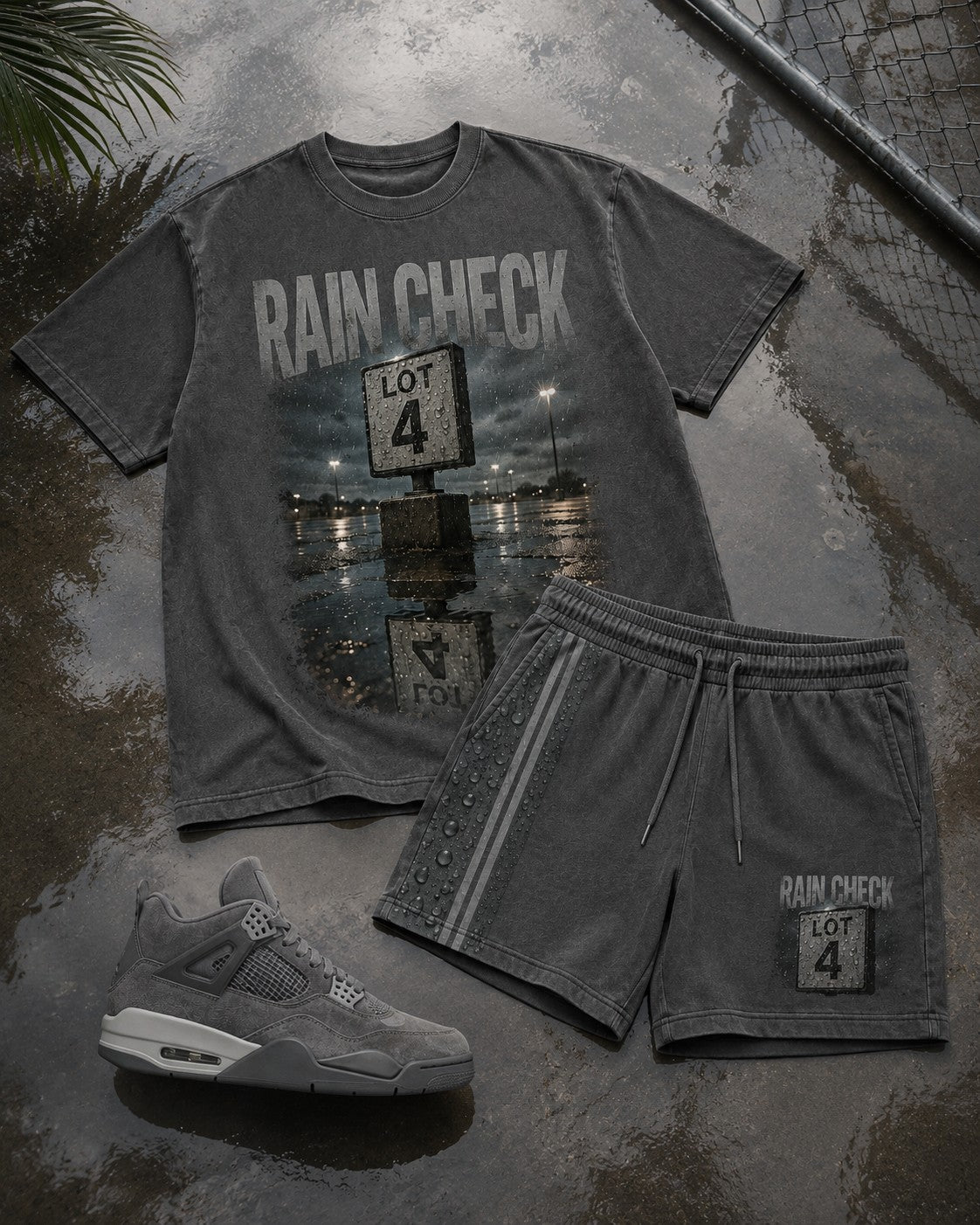 Grey/Black Short Set, lifestyle 2