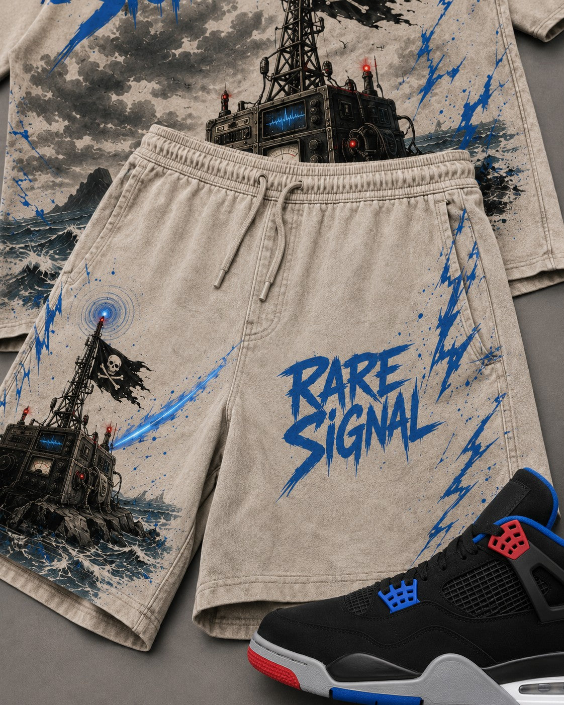 Black/Blue Short Set, lifestyle 3