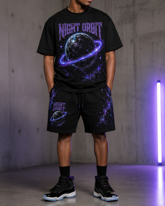 Black/Purple Short Set, lifestyle 1
