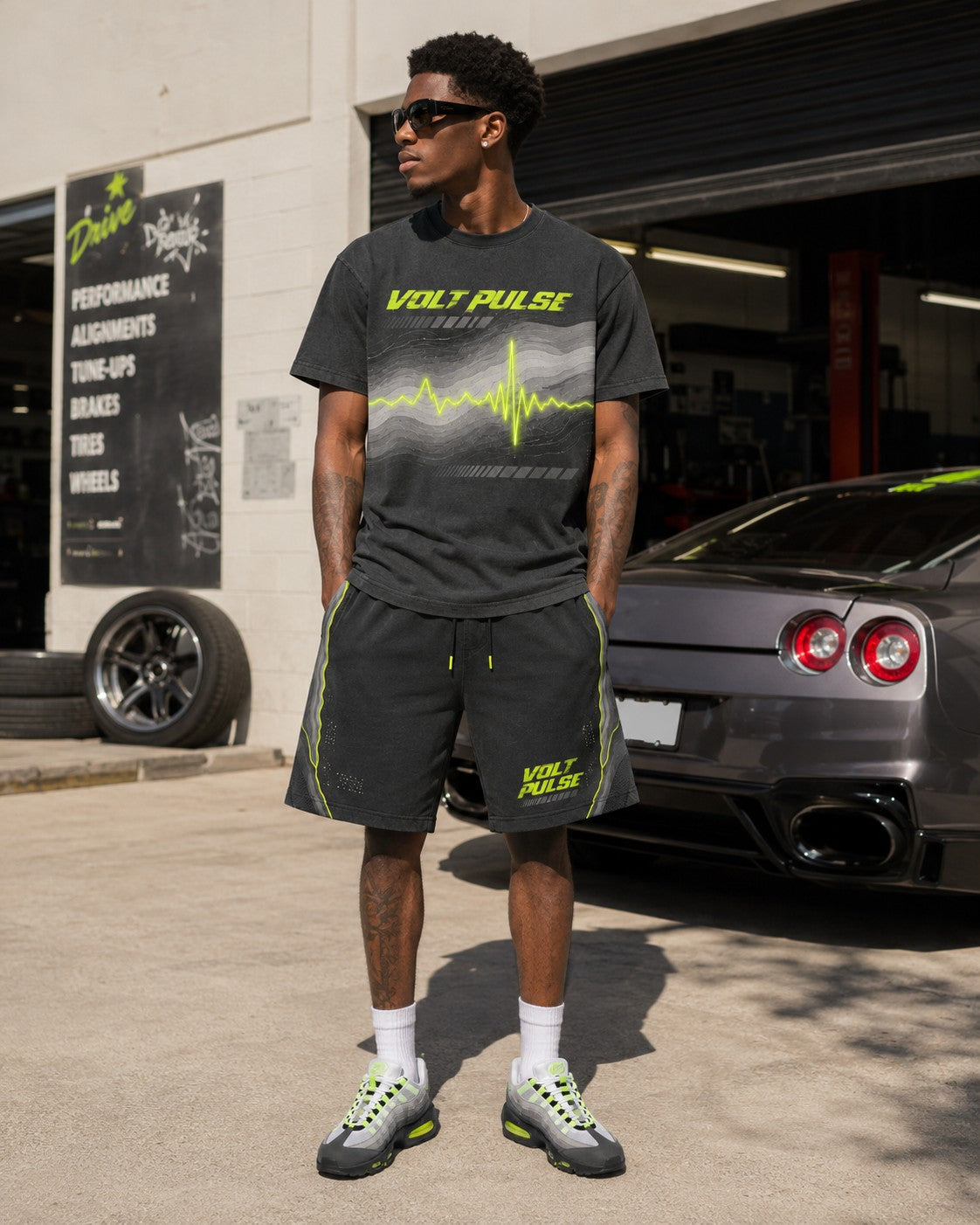 Neon/Grey Short Set, lifestyle 4