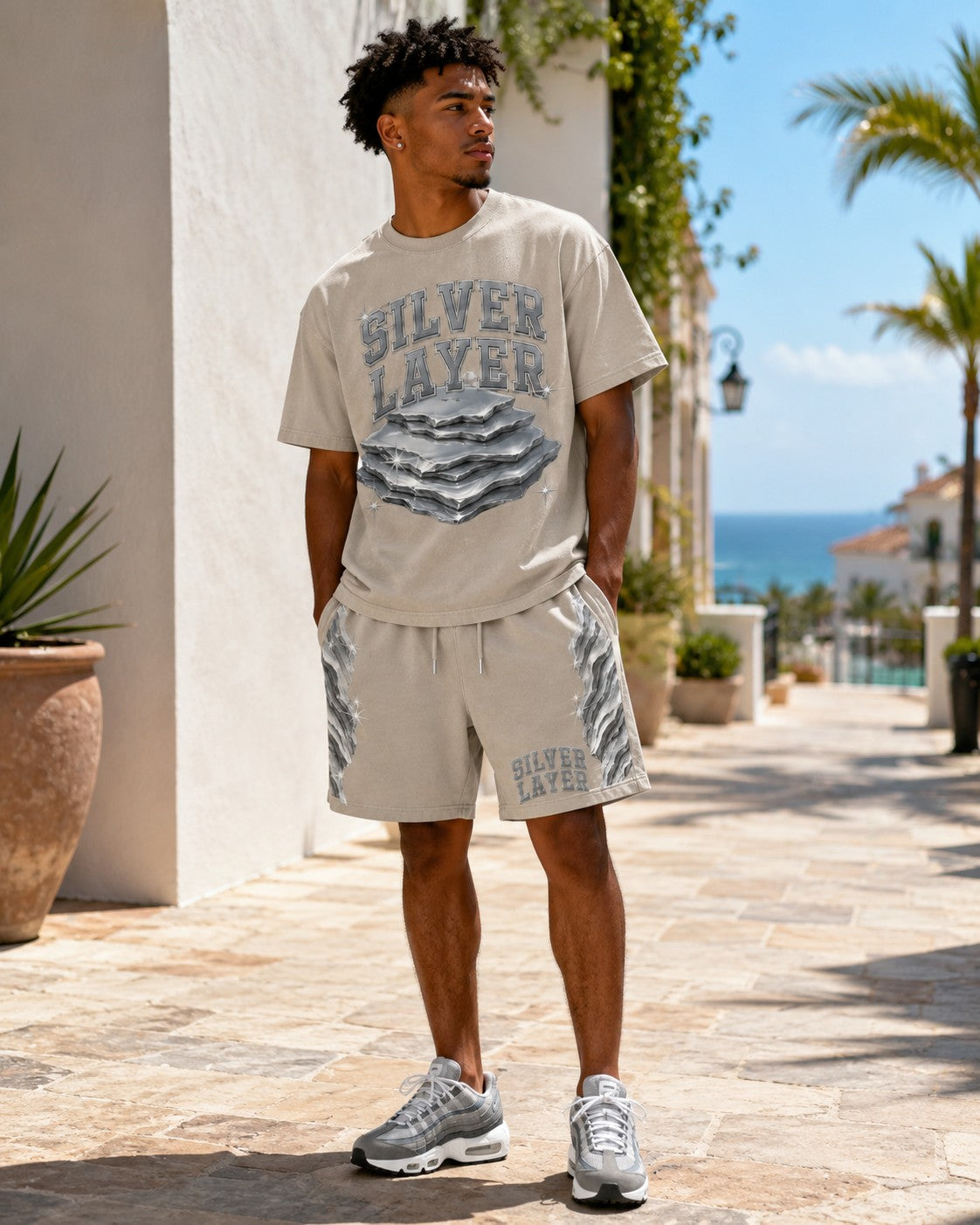 Grey/Silver Short Set, lifestyle 4