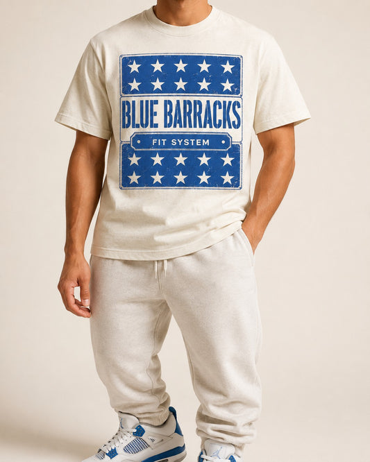 Blue/White Graphic Tee, lifestyle 1