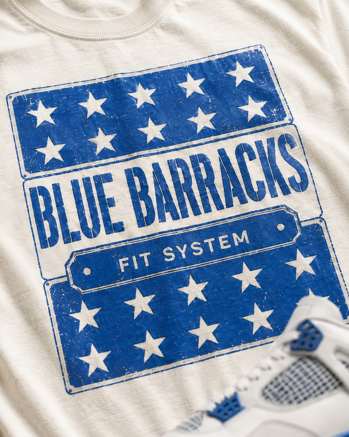 Blue/White Graphic Tee, lifestyle 2