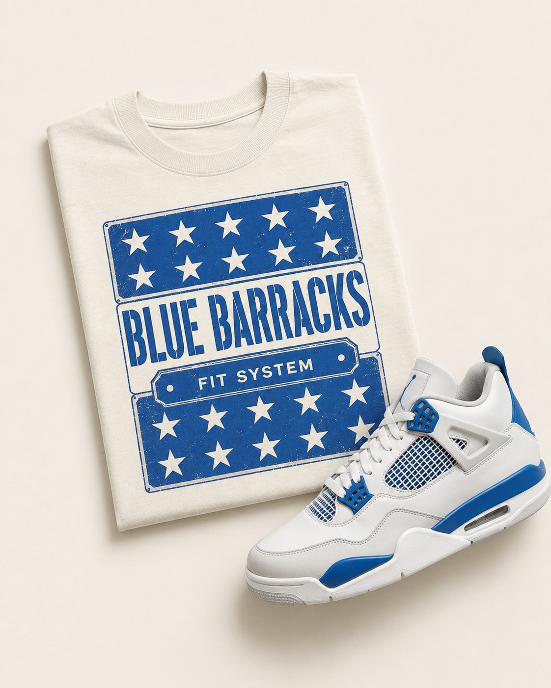 Blue/White Graphic Tee, lifestyle 3