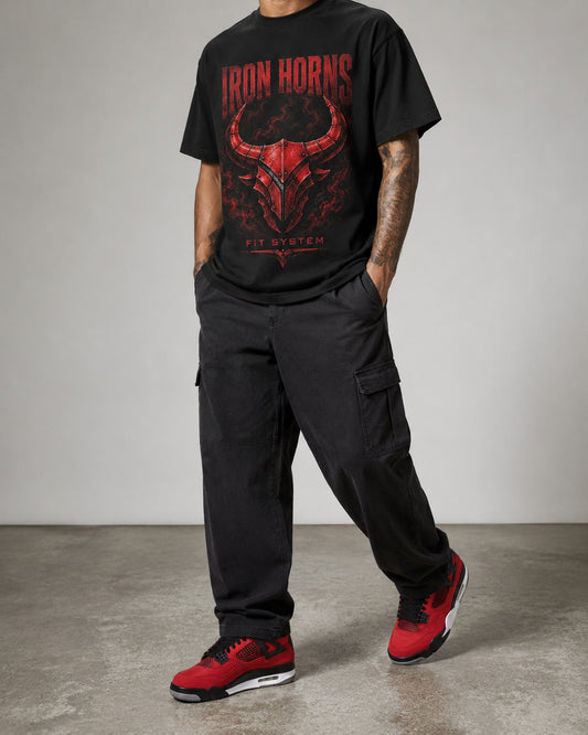 Red/Black Graphic Tee, lifestyle 1