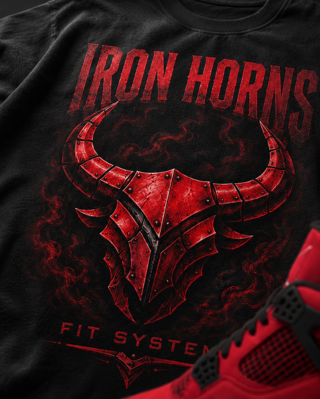 Red/Black Graphic Tee, lifestyle 2