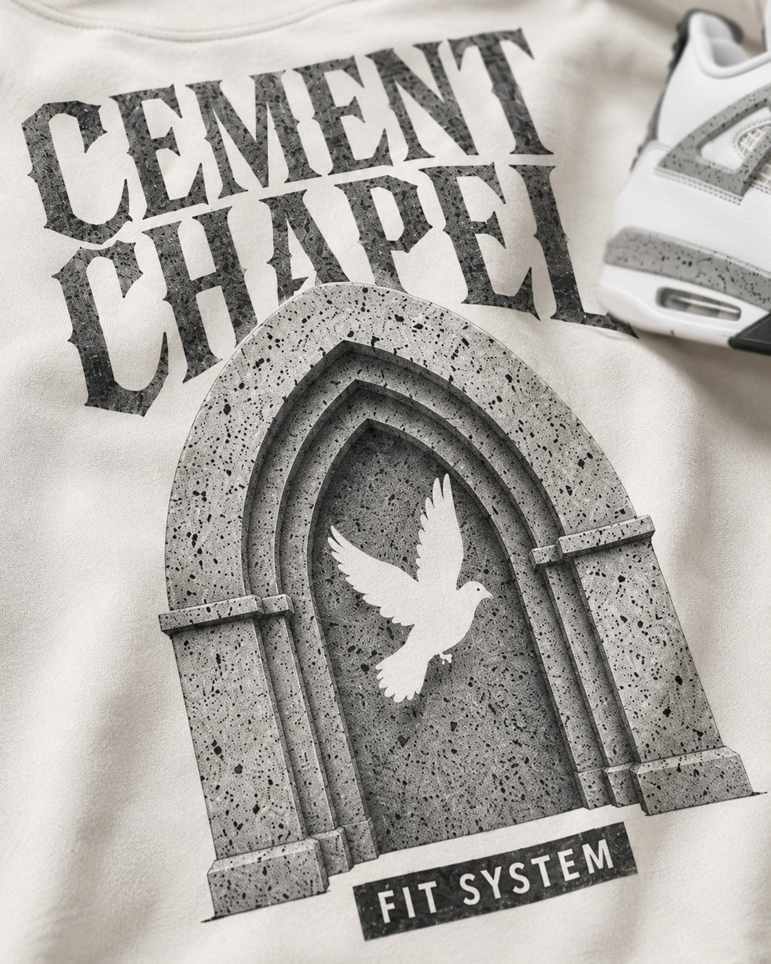 White/Grey Graphic Tee, lifestyle 2