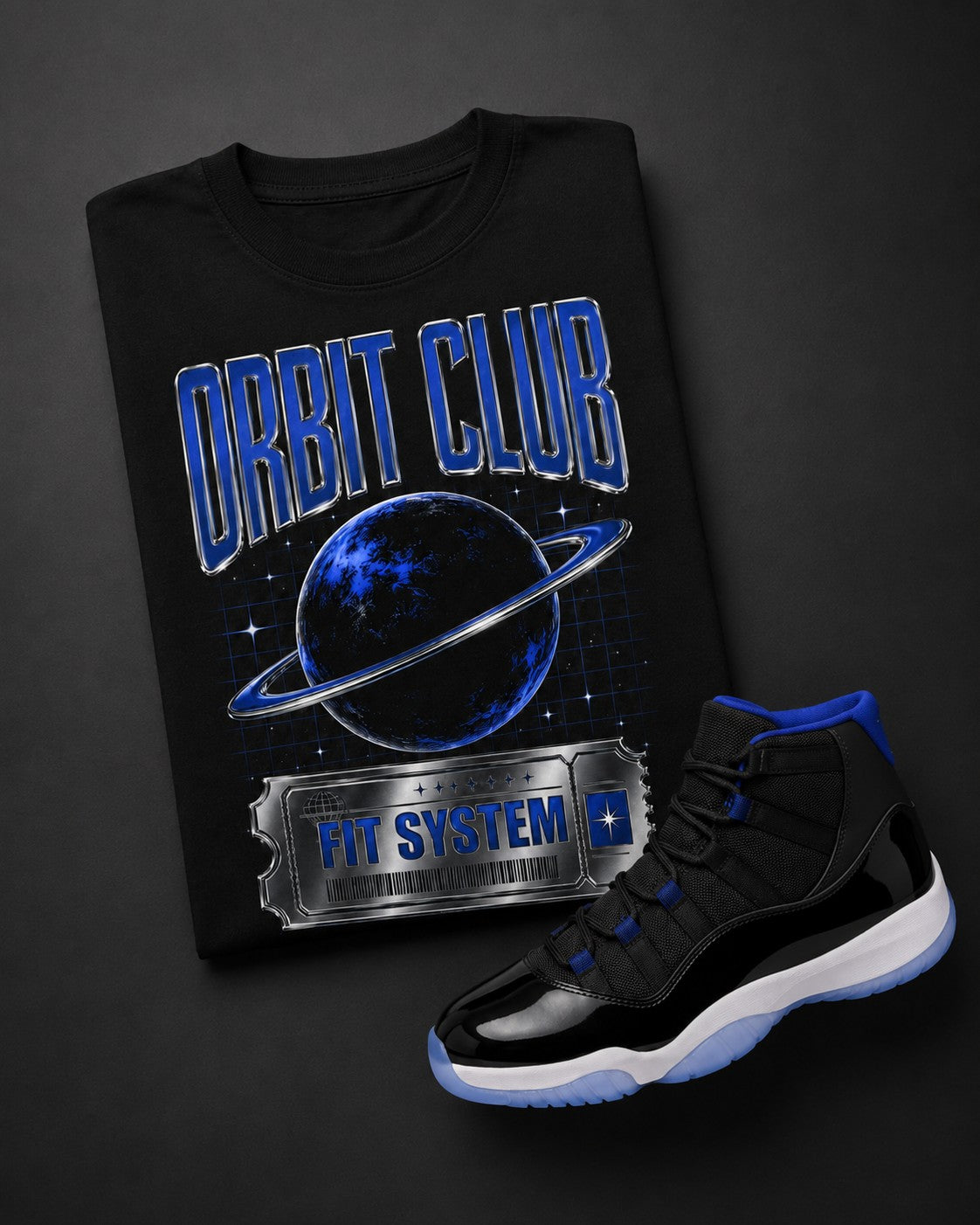 Black/Blue Graphic Tee, lifestyle 3