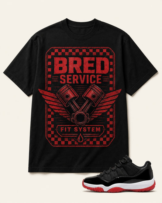 Red/Black Graphic Tee, front