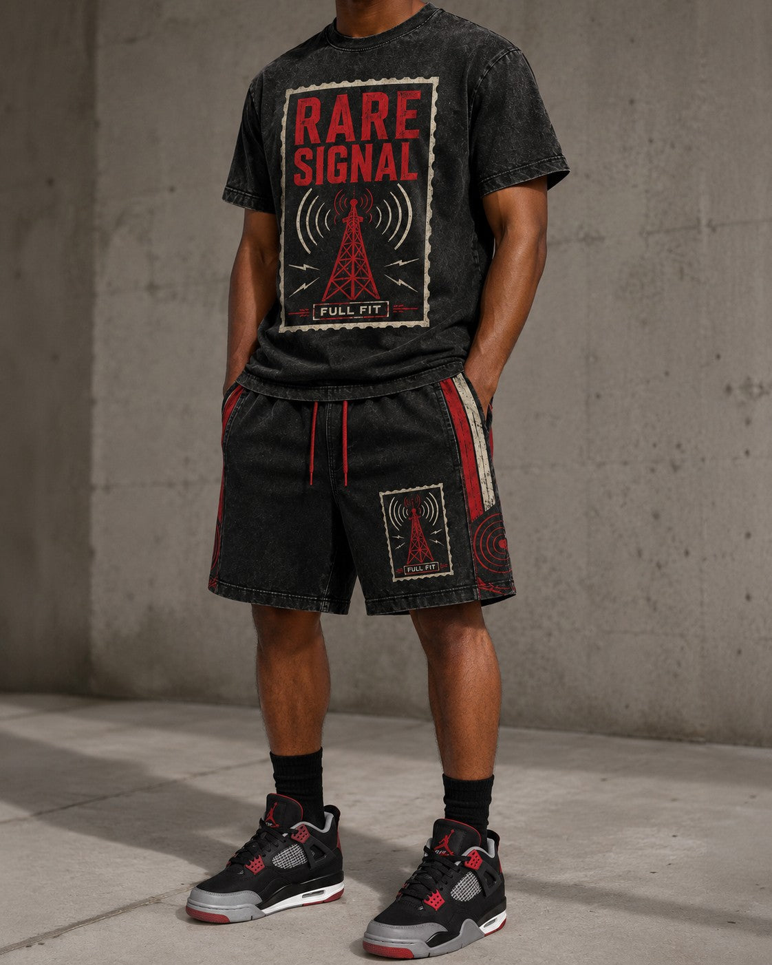 Red/Black Short Set, lifestyle 2