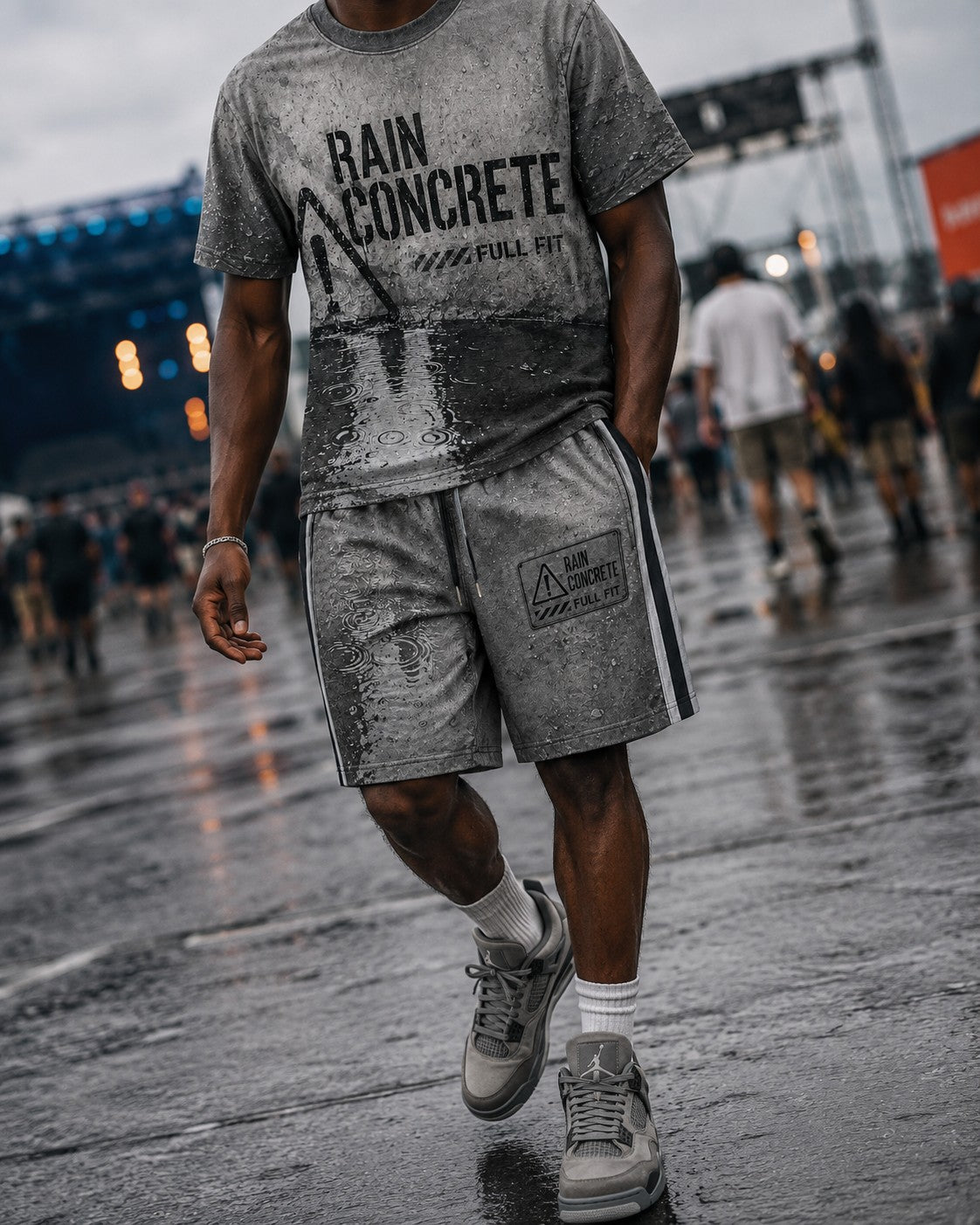 Grey/Black Short Set, lifestyle 4