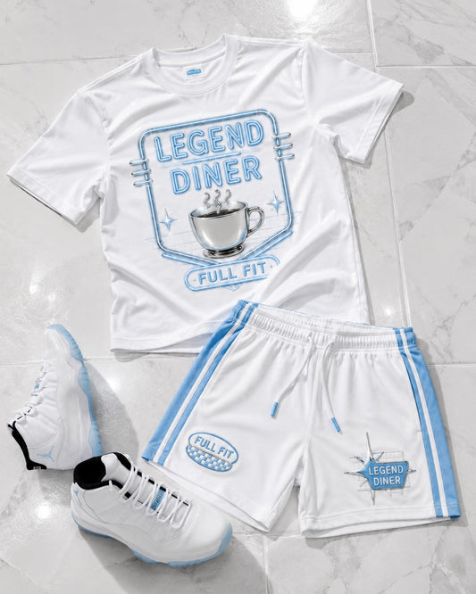 Blue/White Short Set, lifestyle 1