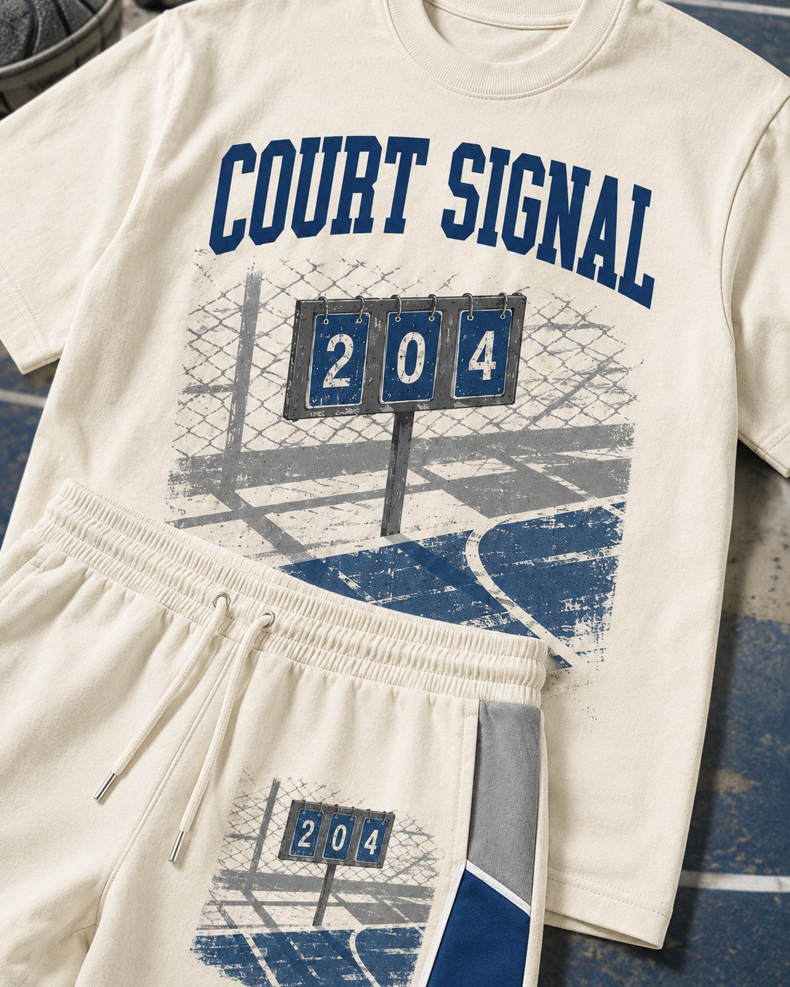 Blue/White Short Set, lifestyle 2