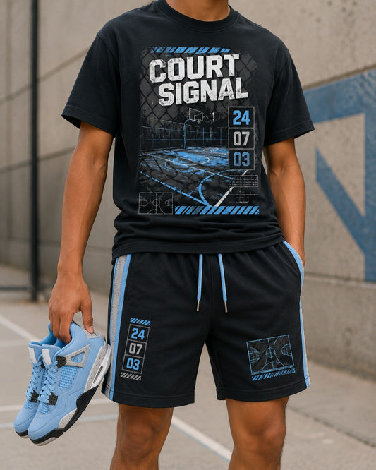 Blue/Black Short Set, lifestyle 1
