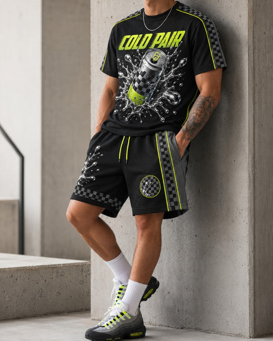 Neon/Grey Short Set, lifestyle 1