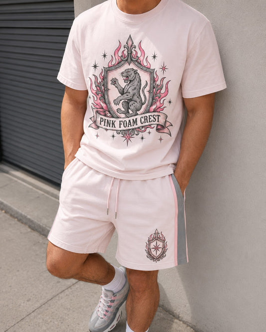 Pink/Grey Short Set, lifestyle 1