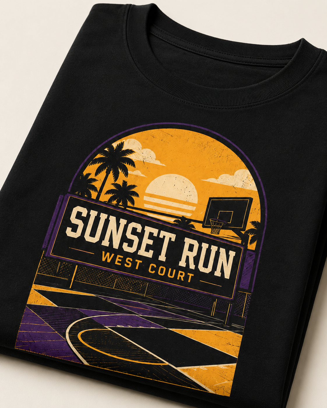 Purple/Gold Graphic Tee, lifestyle 3