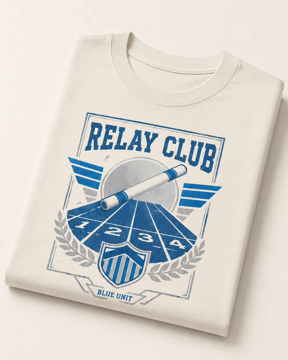 Blue/White Graphic Tee, lifestyle 3