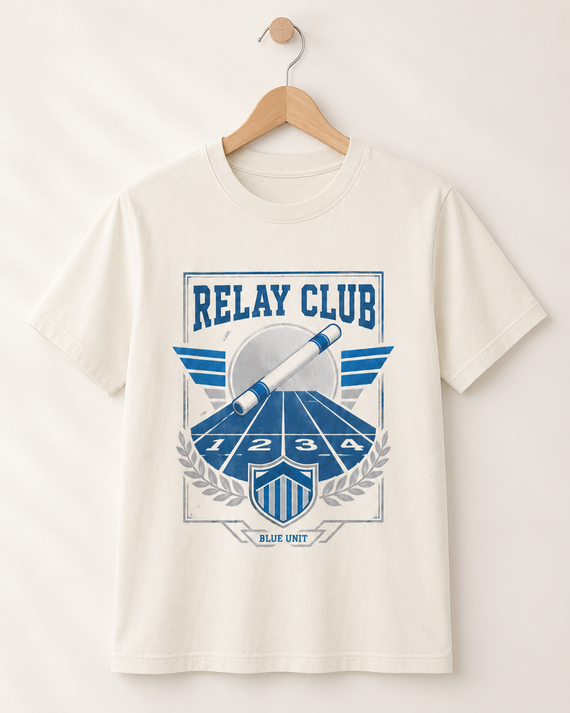 Blue/White Graphic Tee, lifestyle 4