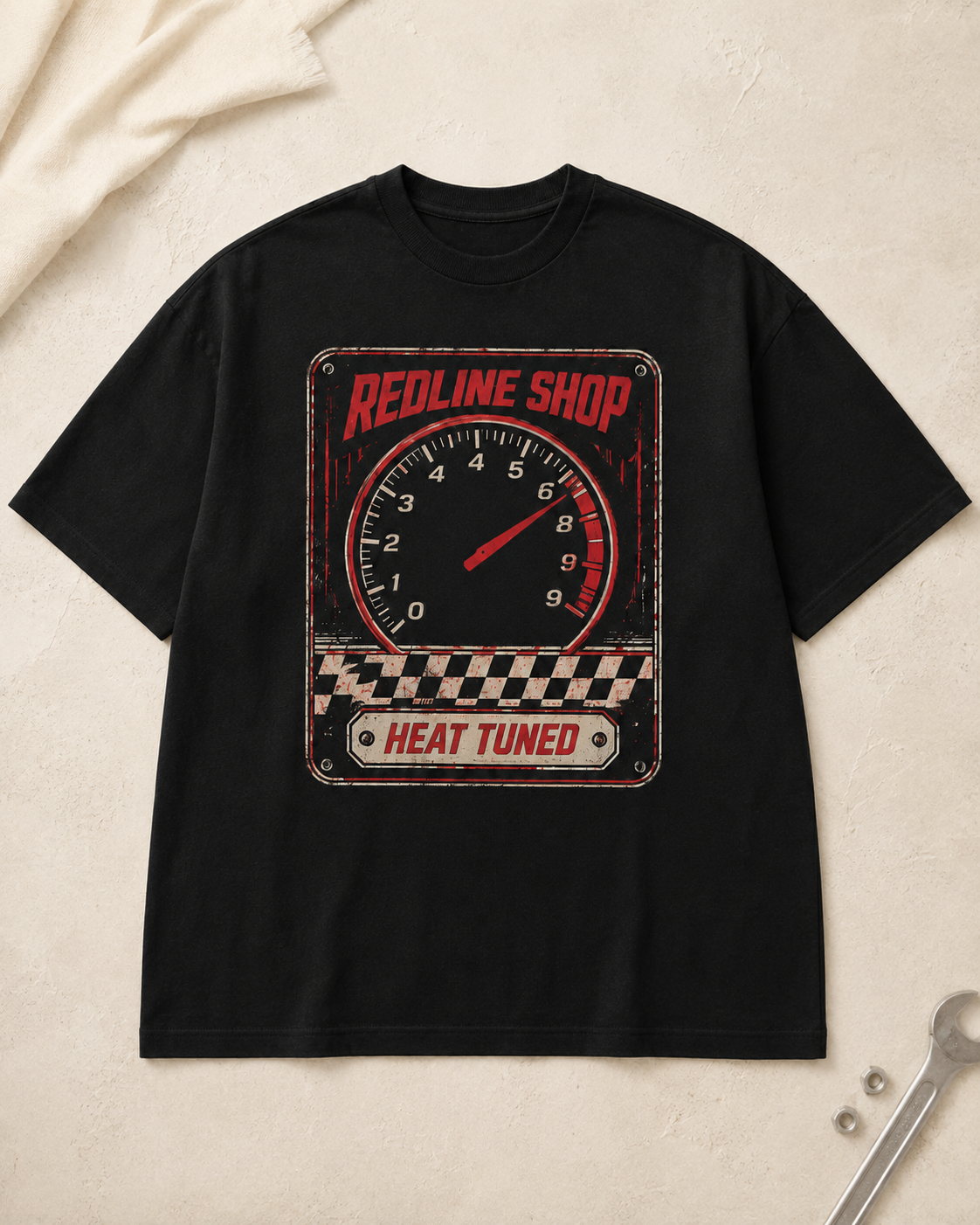 Red/Black Graphic Tee, lifestyle 5