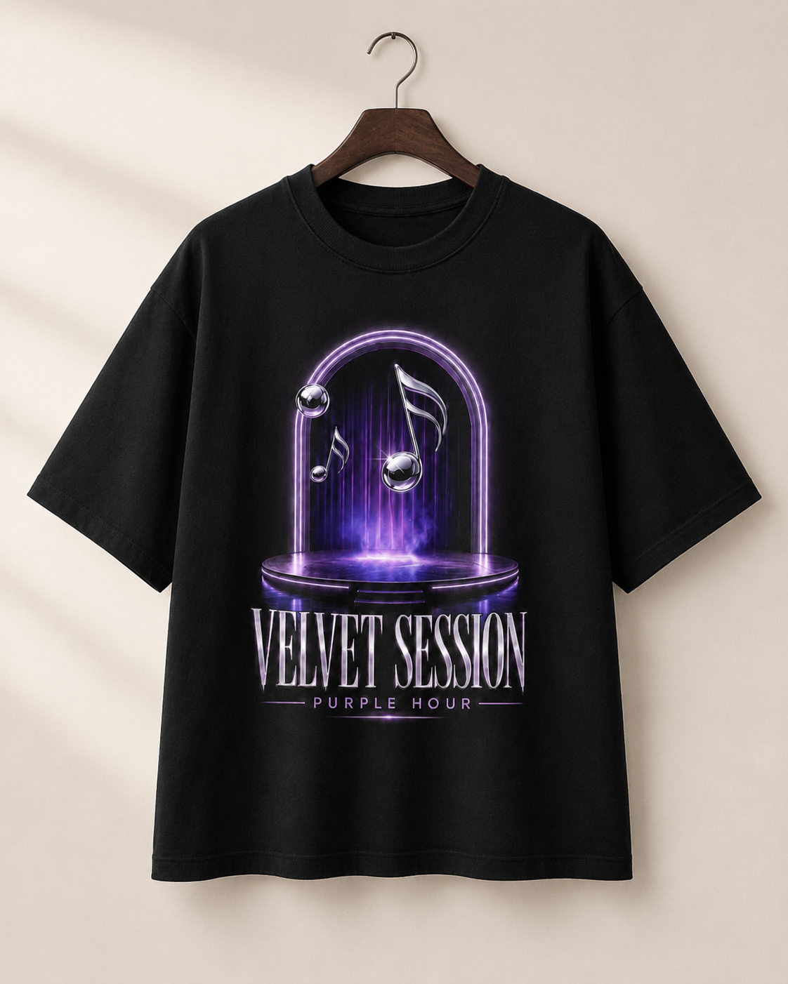 Purple/Black Graphic Tee, lifestyle 4