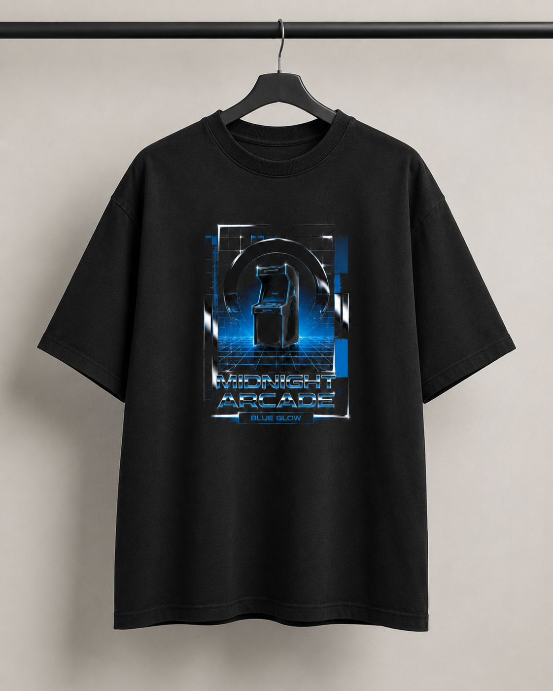 Black/Gamma Blue Graphic Tee, lifestyle 4