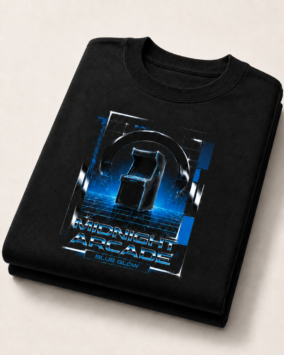 Black/Gamma Blue Graphic Tee, lifestyle 3