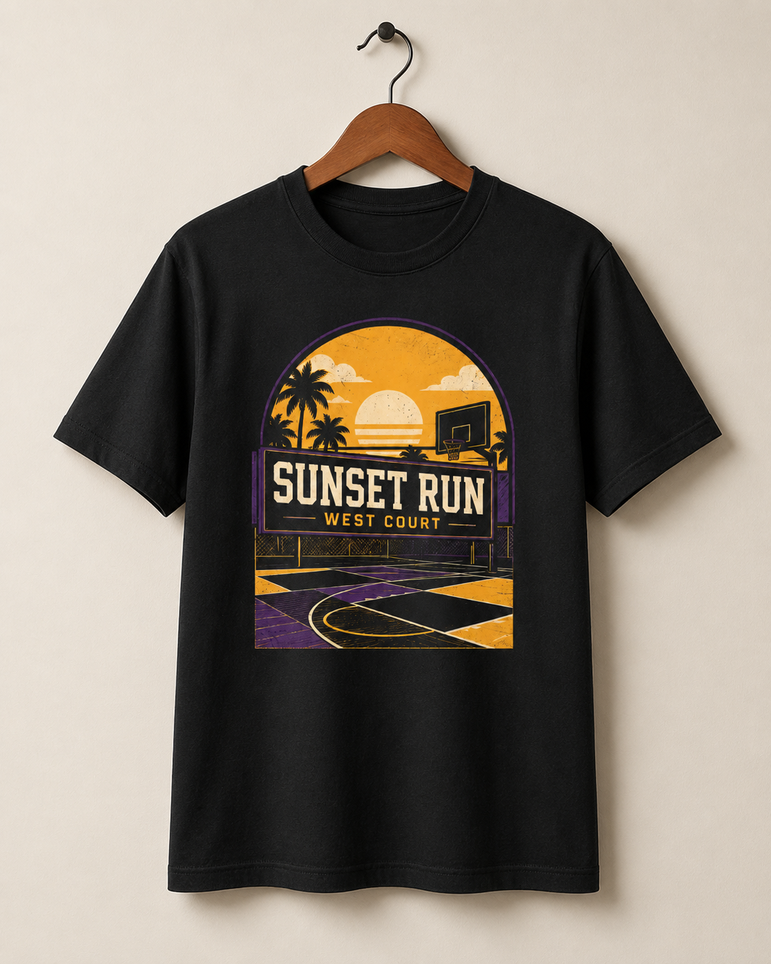 Purple/Gold Graphic Tee, lifestyle 4